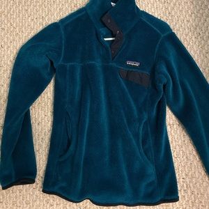 Teal Patagonia fleece